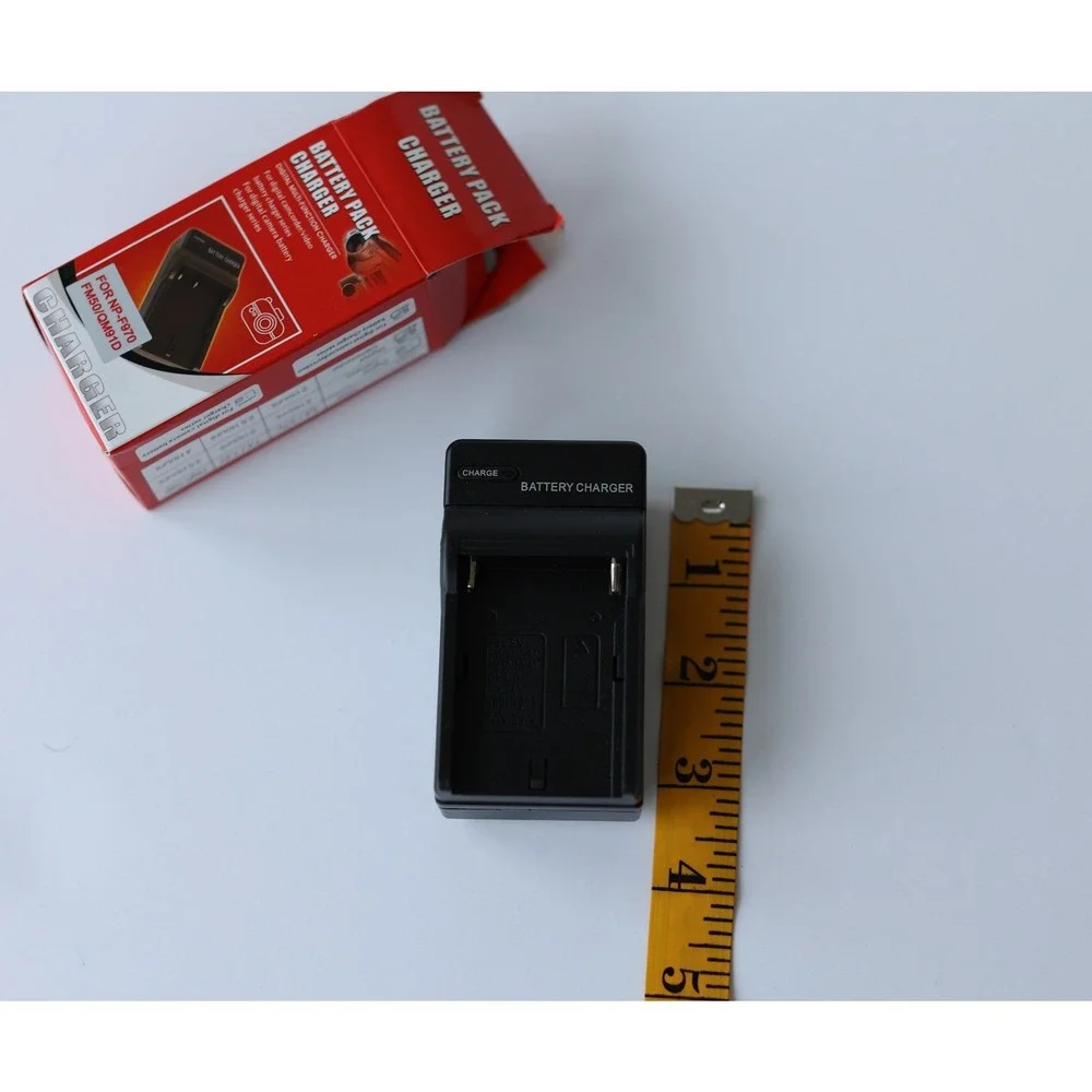 Digital Battery Pack Charger for Sony NP F970 FM50 QM91D Camcorder Camera